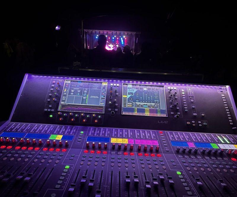 Allen & Heath dLive at front of house